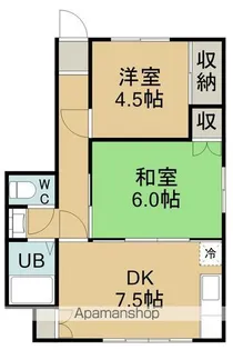 ルグラン亀田本町【2階】の間取り